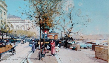 Landscapes Painting - Paris scenes 04 Eugene Galien